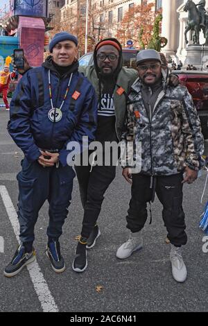 Black Eyed Peas Gruppe nehmen an der 93. jährliche Thanksgiving Day Parade von Macy's anzusehen in New York City. Stockfoto