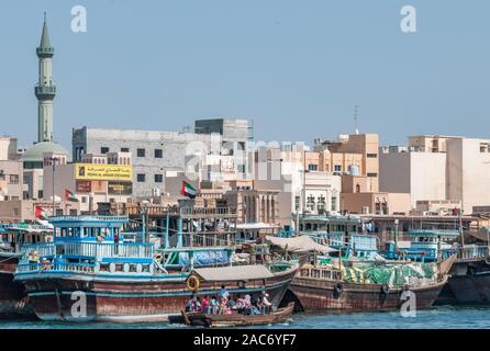 Dubai Creek, Dubai, Vereinigte Arabische Emirate (UAE) Stockfoto