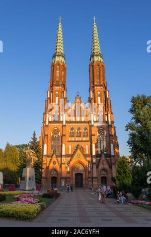 St. Florian's Kathedrale in Warschau, Polen. Kathedrale des Hl. Erzengels Michael und St. Florian der Märtyrer, Katholische Kirche, Neugotischen Stil ci Stockfoto