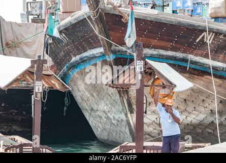 Dubai Creek, Dubai, Vereinigte Arabische Emirate (UAE) Stockfoto