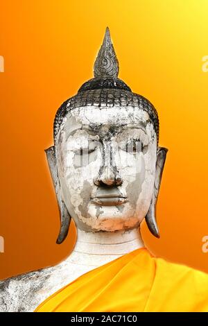 Ändern der Buddha in Thailand, Sukhothai Stockfoto