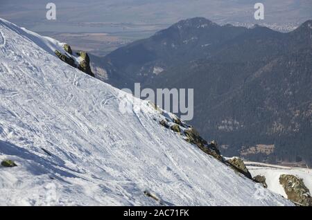 Skigebiete am Chopok Berg, Liptovsky Mikulas, Niedere Tatra, Slowakei Stockfoto