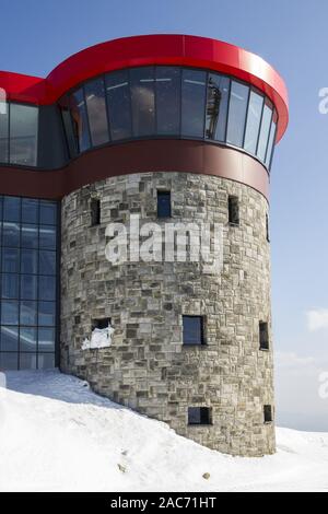 Skigebiete am Chopok Berg, Liptovsky Mikulas, Niedere Tatra, Slowakei Stockfoto