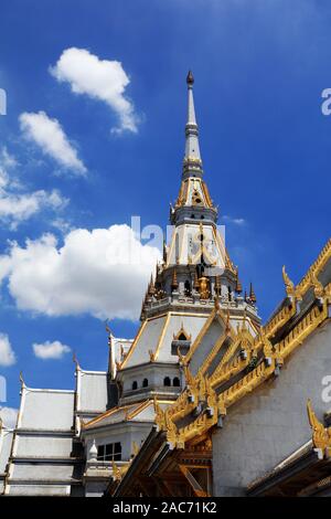 Der Tempel Wat Sothon Wararam Worawihan in Chachoengsao, Thailand Stockfoto