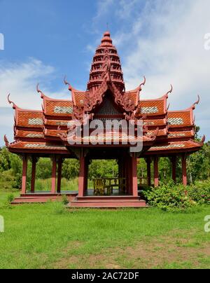 Sala 24 Katanya Pavillion, Muang Buran, antike Stadt, Thailand Stockfoto