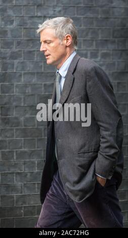 Zac Goldsmith, MP. Die Minister kommen für eine Kabinettssitzung in Downing Street, Westminster, London, UK, 26. Sep 2019. Stockfoto