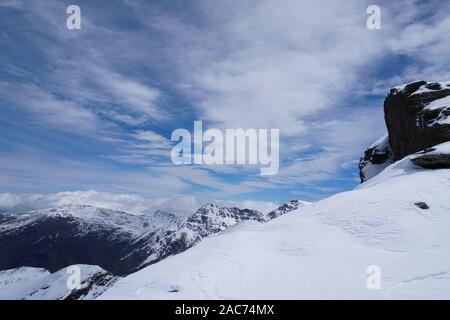 Blick vom Pico Veleta, Sierra Nevada, Granada, Spanien Stockfoto