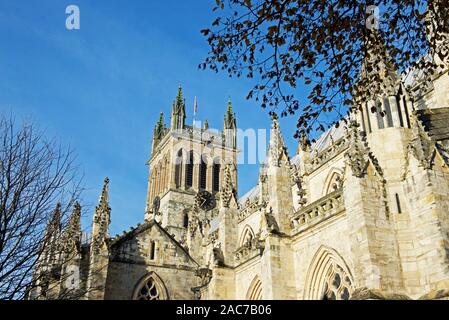 Detail der Selby Abbey, North Yorkshire, England, Großbritannien Stockfoto