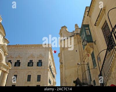 Altstadt in Valletta, Malta, Mittelmeer, Europa Stockfoto