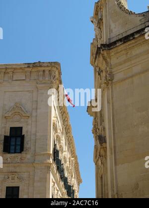 Altstadt in Valletta, Malta, Mittelmeer, Europa Stockfoto