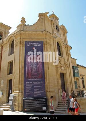 Kirche Unserer Lieben Frau vom Sieg, Valletta, Malta, Mittelmeer, Europa Stockfoto