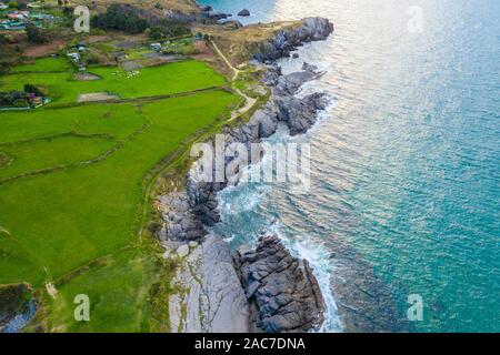 Küstenlandschaft. Stockfoto