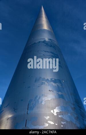 Der 120 Meter hohe Turm von Dublin, oft als 'Monument of Light', 1999, Dublin, Irland, Europa bezeichnet. Stockfoto