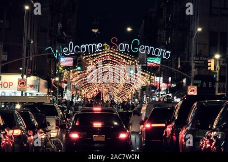 Fest des San Gennaro Festival in Little Italy - New York City Stockfoto