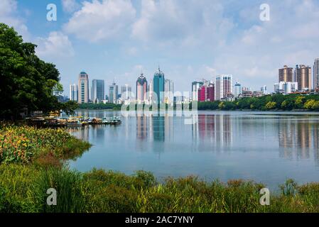 Nanhu South Lake Park in Wuhan, der Hauptstadt der Provinz Guangxi in China Stockfoto