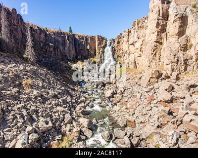 Norden Clear Creek Falls in der Rio Grande National Forest, Colorado Stockfoto