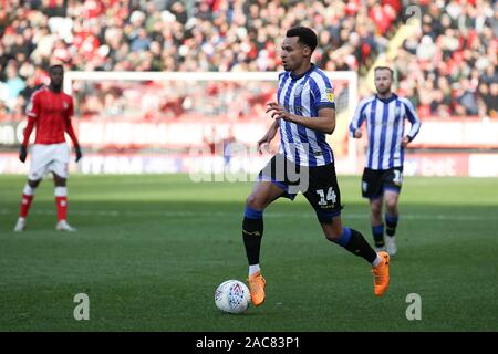 London, Großbritannien. 01 Dez, 2019. Während der EFL Sky Bet Championship Match zwischen Charlton Athletic und Sheffield Mittwoch im Valley, London, England am 30. November 2019. Foto von Ken Funken. Nur die redaktionelle Nutzung, eine Lizenz für die gewerbliche Nutzung erforderlich. Keine Verwendung in Wetten, Spiele oder einer einzelnen Verein/Liga/player Publikationen. Credit: UK Sport Pics Ltd/Alamy leben Nachrichten Stockfoto