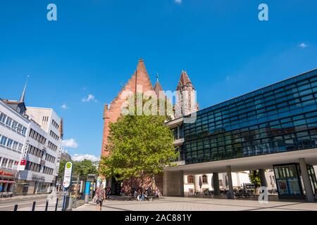 Saarbrücken, Deutschland - 31. August 2019: Stadtbild der alten historischen Stadt Saarbrücken, Saarland Deutschland Stockfoto