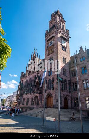 Saarbrücken, Deutschland - 31. August 2019: Rathaus in der Stadt Saarbrücken, Saarland Deutschland Stockfoto