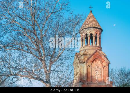 Heilige Mutter Gottes Kirche hintere Fassade, Yeghvard Stockfoto