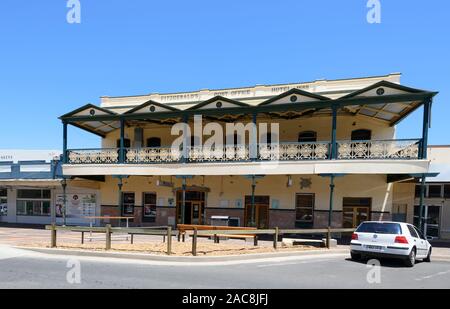 Weltkulturerbe Fitzgerald's Post Hotel Gebäude, 1888 erbaut, Bourke, New South Wales, NSW, Australien Stockfoto