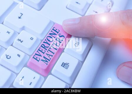 Handschrift Text schreiben alle Angelegenheiten. Konzeptionelle Foto alles, was geschieht, ist Teil eines größeren Bildes Stockfoto