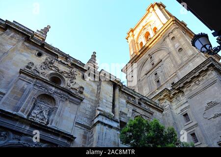 Kirche Sagrario (die Iglesia del Sagrario) in Granada, Andalusien, Spanien. Stockfoto