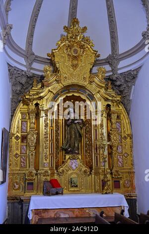 Das Kartäuserkloster Kirche der Himmelfahrt der Jungfrau Maria (Monasterio de la Cartuja), Granada, Spanien. Stockfoto