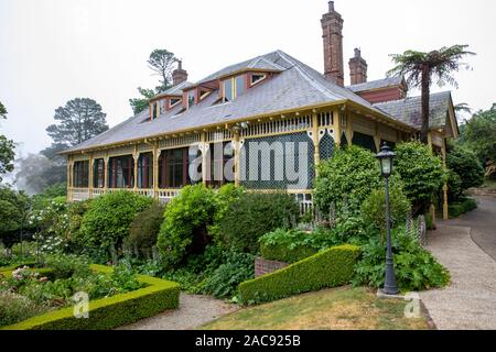 Blue Mountains, darleys Restaurant Im Lilianfels Hotel in Katoomba, New South Wales, Australien Stockfoto