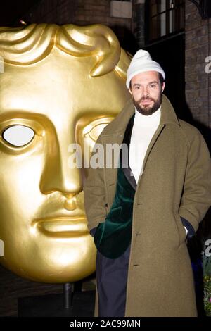 London, Großbritannien. 1. Dez 2019. 1. Dezember 2019. Oliver Jeffers, Thema Kinder- und illistrator auf der diesjährigen British Academy's Kinder Auszeichnungen. Credit: Jeff Gilbert/Alamy leben Nachrichten Stockfoto
