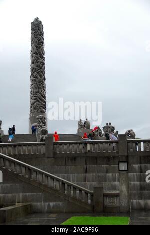 Norwegen, Oslo, Vigeland Open Air Sculpture Museum und Park Teil 02 Stockfoto