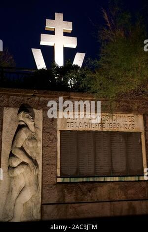 Memorial, Esplanade des Anciens beteiligten, Biarritz, Pyrénées-Atlantiques, Frankreich Stockfoto