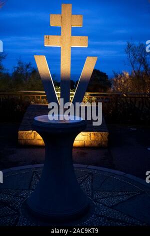 Memorial, Esplanade des Anciens beteiligten, Biarritz, Pyrénées-Atlantiques, Frankreich Stockfoto