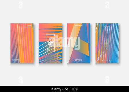 Moderne Unternehmen geometrische Vorlage Banner für Design. Social Media Network Konzept. Förderung Plakat Hintergrund. Kreative Geschichten. Abstract Vector Stock Vektor