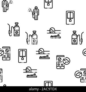 Ratte Schützen nahtlose Muster Vektor Stock Vektor