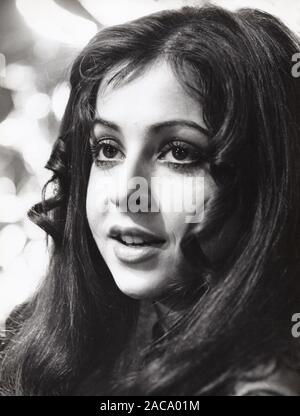 Vicky Leandros, English griechischen Sängerin, Deutschland frühe 1970er Jahre. Deutschen die griechische Sängerin Vicky Leandros, Deutschland Anfang der 1970er Jahre. Stockfoto