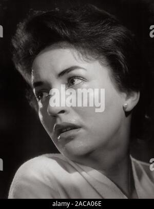 Ursula Lingen, English österreichischen Bühnen- und Filmschauspielerin, Deutschland Mitte 1950er Jahre. Deutsche österreichische Theater und Film Schauspielerin Ursula Lingen, Deutschland Mitte der 1950er-Jahre. Stockfoto