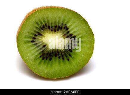 Kiwi aufschneiden Stockfoto