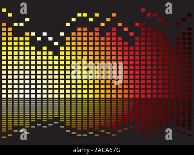 Equalizer brennen Stockfoto