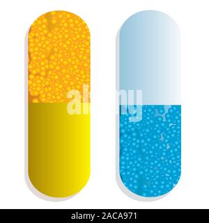 Pille Kugel Stockfoto