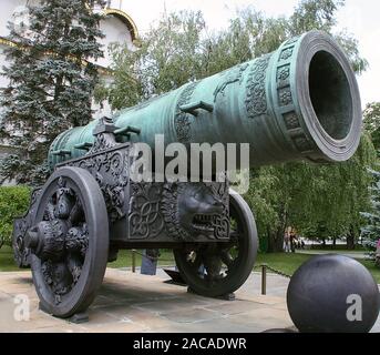 Russland, Moskau, Kreml, Tsar's Kanone Stockfoto