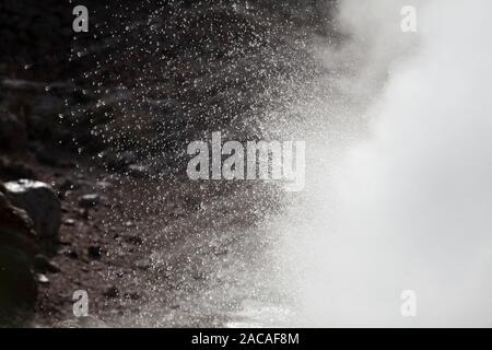 Steamboat Geysir Norris Geyser Basin Stockfoto