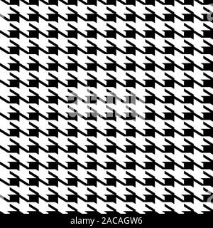 Houndstooth nahtlose Hintergrund Stockfoto