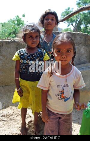 Mädchen in Indien, Asien Stockfoto