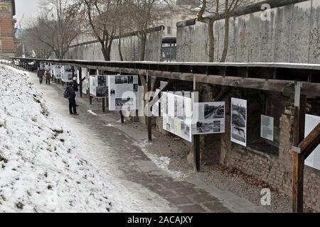 Ausstellung Topographie des Terrors auf dem Gelände der ehemaligen SS-Zentrale in Berlin Stockfoto