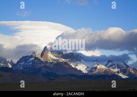 Morgenstimmung am Fitz Roy Massiv, Argentinien Stockfoto