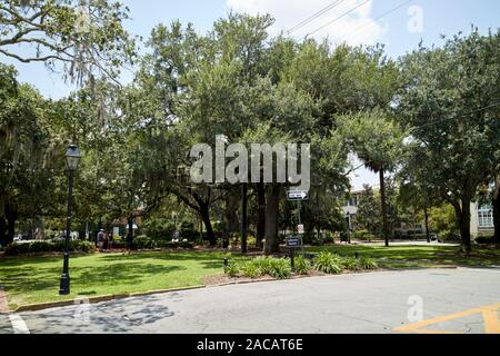 Lafayette Square Savannah Georgia USA Stockfoto