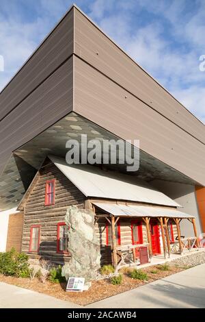 Das MacBride Museum in Whitehorse, Yukon, Kanada. Stockfoto