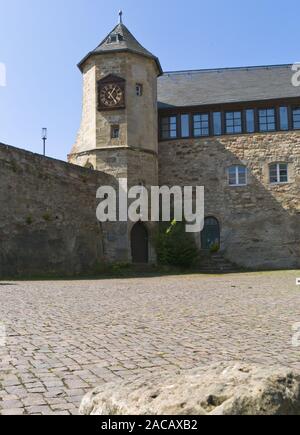 Blick von Schloss Waldeck, Edersee Stockfoto