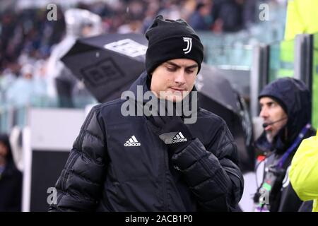 Torino, Italien. 1. Dezember 2019. Italienische Serie A Juventus FC vs Us Sassuolo Calcio. Paulo Dybala von Juventus Turin. Stockfoto